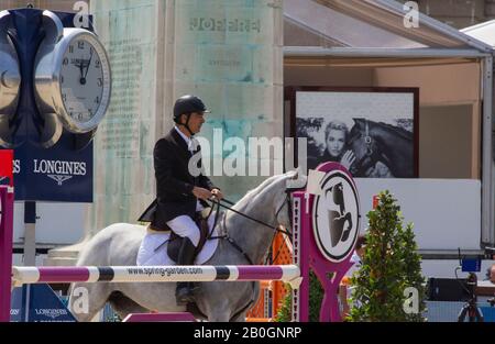 Champs de Mars Reitwettbewerb, Paris Stockfoto