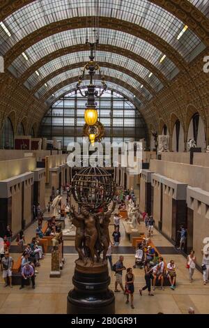 Musée D'Orsay Interior, Paris Stockfoto