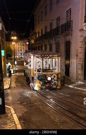 Die Straßen von Lissabon, Portugal. Stockfoto