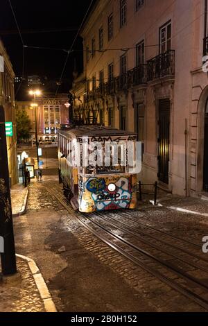 Die Straßen von Lissabon, Portugal. Stockfoto