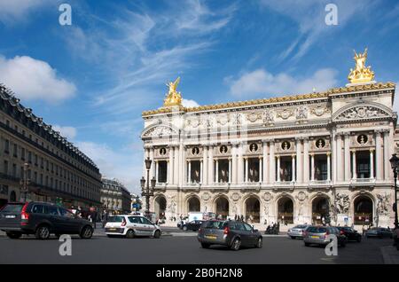 Pariser Oper (Palais Garnier), Place de l'Opera, Paris 9e Arr. Paris. Frankreich Stockfoto