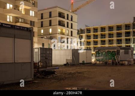 09.12.2018, Berlin, Berlin, Deutschland - Neubau von Wohnungen in Europa-City in der Heidestraße in Berlin-Moabit. 00P181209D211CAROEX.JPG [MODEL R Stockfoto