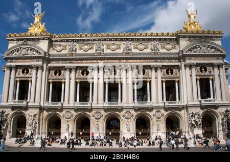 Pariser Oper (Palais Garnier), Place de l'Opera, Paris 9e Arr. Paris. Frankreich Stockfoto