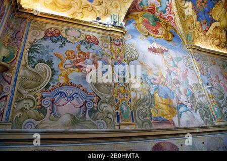 Innenansicht der Kirche san Cataldo 24. September 2019 Erice Sizilien-Italien Stockfoto