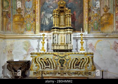 Innenansicht der Kirche san Cataldo 24. September 2019 Erice Sizilien-Italien Stockfoto