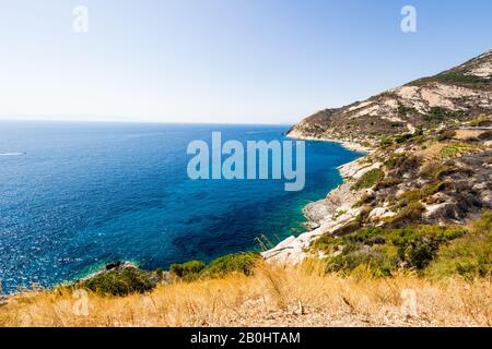 Cristal Meerwasser in der Nähe von Chiessi insel Elba Stockfoto