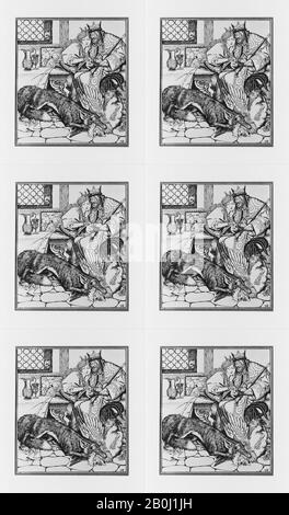 Howard Pyle, was Mit dem Master of Black Arts nach All Seinen Tricks Geschehen ist, für "The Wonder Clock", Howard Pyle (American, Wilmington, Delaware, 1858-1911 Florence), 1887er, Pen und schwarze Tinte, Blatt: 7 9/16 x 6 5/8 Zoll. (19,2 x 16,8 cm), Zeichnungen