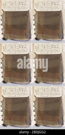 Probe, Französisch, Anfang des 19. Jahrhunderts, Französisch, Textil-Woven Stockfoto