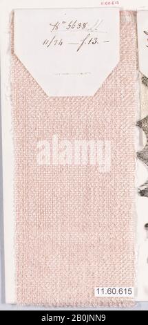 Probe, Französisch, Anfang des 19. Jahrhunderts, Französisch, Textil-Woven Stockfoto