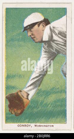 Herausgegeben von American Tobacco Company, Conroy, Washington, American League, aus der White Border Serie (T206) für die American Tobacco Company, zwischen den Jahren zwischen den Jahren zwischen den Jahren zwischen den Jahren zwischen den Jahren zwischen den Jahren zwischen den Jahren zwischen den Jahren 21-11, Commercial lithograph, Blatt: 2 5/8 x 1 7/16 Zoll (6,7 x 3,7 cm Stockfoto