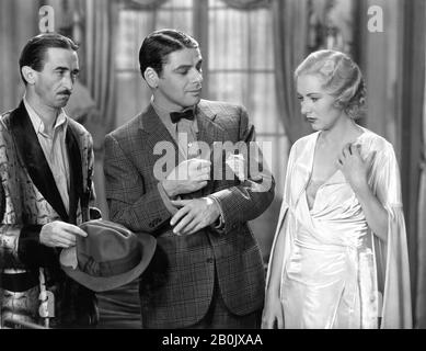 Osgood PERKINS PAUL MUNI als Tony Camonte und KAREN MORLEY in SCARFACE 1932 Regisseure HOWARD HAWKS und RICHARD ROSSON Roman Armitage Trail Screen Story Ben Hecht Produzent Howard Hughes The Caddo Company/United Artists Stockfoto