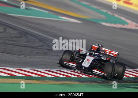 Romain grosjean (Fra) haas f1-Team vf-20 während Der Tests Vor der Saison 2020, Formel-1-Meisterschaft in Barcelona (Spanien), Italien, 20. Februar 2020 Stockfoto