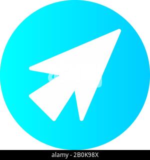 Einfaches UI Glyph Symbol Design Image. Kann auch für die Benutzeroberfläche verwendet werden. Geeignet für mobile Apps, Web-Apps und Printmedien. Stockfoto