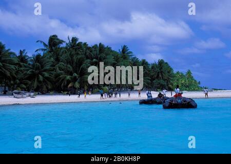 COOKINSELN, PALMERSTON-ATOLL, ZODIACS Stockfoto