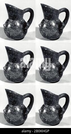 Kanne, Yortan, Frühbronzezeit II, Datum ca. 2700-2400 v. Chr., Nordwestanatolien, Yortan, Keramik, 3,35 x 2,99 Zoll (8,51 x 7,59 cm), Ceramics-Vessels Stockfoto