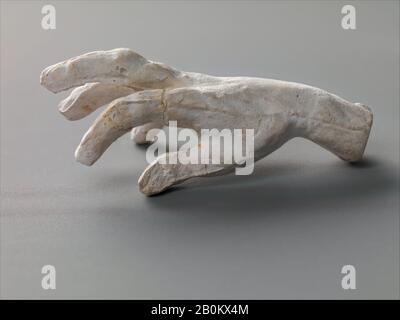 Auguste-Rodin, Untersuchung einer Hand, Französisch, Auguste-Rodin (Französisch, Paris, zwischen 1092-1917 Meudon), 20. Jahrhundert, Französisch, Gusstutz, Länge: 2 Zoll (5,1 cm), Skulptur Stockfoto