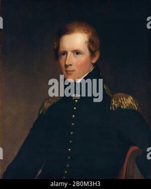 Thomas Sully, Major John Biddle, American, Thomas Sully (American, Horncastle, Lincoln, 1783-1872 Philadelphia, Pennsylvania), 186, American, Oil on Canvas, 30 x 25 Zoll. (76,2 x 63,5 cm), Gemälde Stockfoto