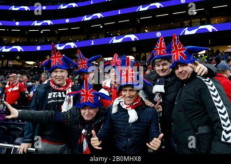 London, Großbritannien. Februar 2020. Während der UEFA Champions League-Runde von 16 Spielen zwischen Tottenham Hotspur und RB Leipzig im Tottenham Hotspur Stadium, London, England am 19. Februar 2020. Foto von Carlton Myrie. Nur redaktionelle Nutzung, Lizenz für kommerzielle Nutzung erforderlich. Keine Verwendung bei Wetten, Spielen oder einer einzelnen Club-/Liga-/Spielerpublikationen. Kredit: UK Sports Pics Ltd/Alamy Live News Stockfoto