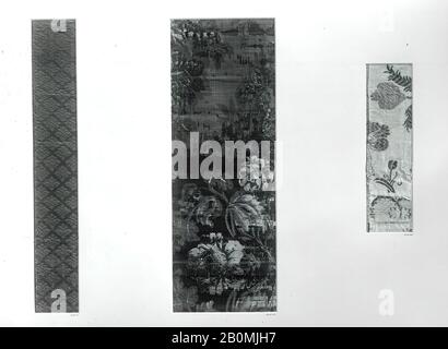 Stück, Italienisch, Ende 16.-Anfang 17. Jahrhundert, Italienisch, Seide, 8,9 x 50,8 cm, Textil-Woven Stockfoto