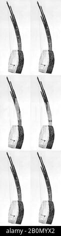 Wambee, Senegalese, Ende des 19. Jahrhunderts, Senegal, Senegalese, Holz, Gesamt: 15,2 x 67,3 cm, Chordophone-Musical Bow Stockfoto