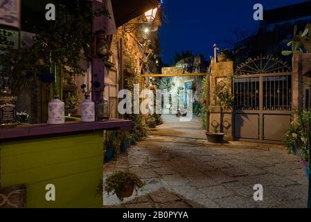 Neu erholte Fußgängerzone San Berillo im Herzen von Catania, Italien Stockfoto