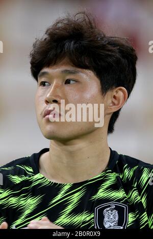 Bangkok, Thailand. Januar 2020. Südkoreas Lee Dong-Jun vor dem Endspiel der AFC U-23 Championship Thailand 2020 zwischen Südkorea 1-0 Saudi-Arabien im Rajamangala Stadium in Bangkok, Thailand, 26. Januar 2020. Credit: AFLO/Alamy Live News Stockfoto