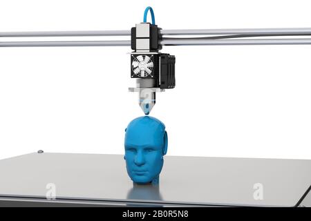 3D-Rendering 3D-Druckermodell Stockfoto