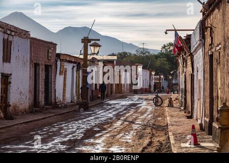 San Pedro de Atacama am frühen Morgen Stockfoto