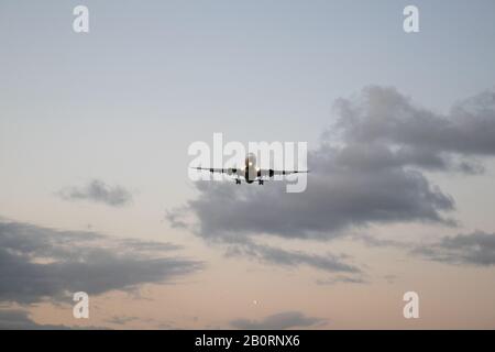 Flugzeuge vom Flughafen Melbourne, Boeing 777-300 er Stockfoto