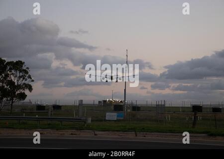 Flugzeuge vom Flughafen Melbourne, Boeing 777-300 er Stockfoto