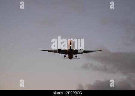 Flugzeuge vom Flughafen Melbourne, Boeing 777-300 er Stockfoto