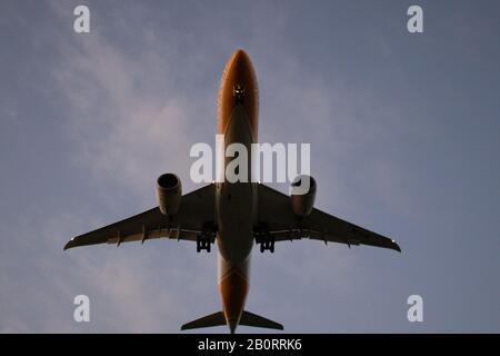 Flugzeuge vom Flughafen Melbourne, Boeing 777-300 er Stockfoto