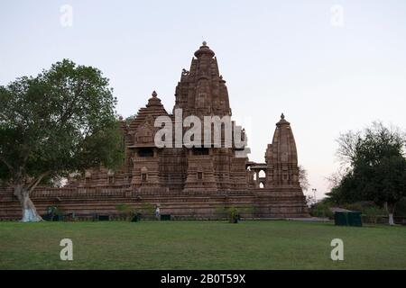 Khajuraho (indien) Vishvanath-Tempel 1000 a.D. Madhya Pradesh Indien Stockfoto