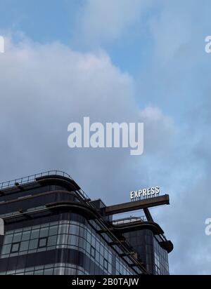 Das Daily Express Building befindet sich in Der Great Ancoats Street, Manchester, England, Großbritannien Stockfoto