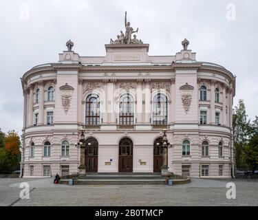 Das Hauptgebäude der Technischen Universität Warschau Stockfoto
