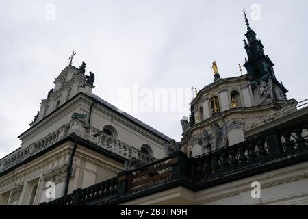 Polen, Tschenstochau - 16. Februar 2020: Kloster Jasna Gora (Leuchtender Berg, Clarus Mons) Stockfoto