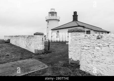 Leuchtturm Von Inner Farne Island Northumberland Stockfoto