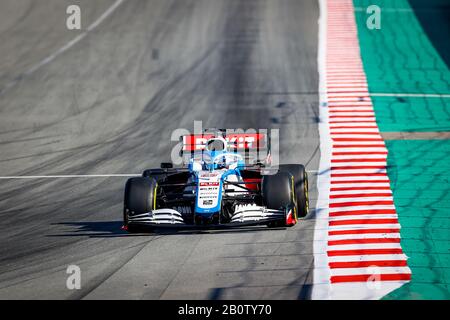 Nicholas Latifi von Rokit Williams Racing Team wurde am dritten Tag der F1-Testtage in Montmelo im Einsatz gesehen. Stockfoto