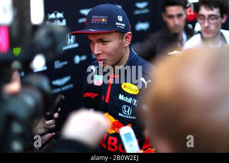 Barcelona, Spanien. Februar 2020. #23 Alexander Albon Aston Martin Red Bull Racing Honda. Formel-1-Weltmeisterschaft 2020, Wintertesttage #1 2020 Barcelona, 19./21. Februar 2020. Foto Federico Basile/Insidefoto Credit: Insidefoto srl/Alamy Live News Stockfoto