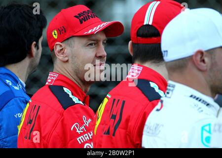 #05 Sebastian Vettel, Scuderia Ferrari. Formel-1-Weltmeisterschaft 2020, Wintertesttage #1 2020 Barcelona, 19./21. Februar 2020.Foto Federico B. Stockfoto