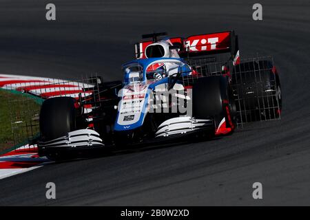 #63 George Russell Williams Racing Mercedes. Formel-1-Weltmeisterschaft 2020, Wintertesttage #1 2020 Barcelona, 19./21. Februar 2020.Photo Feder Stockfoto