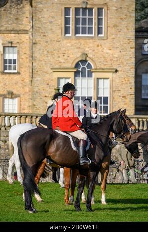 Aske Hall, Richmond, North Yorkshire, Großbritannien - 08. Februar 2020: Stockfoto