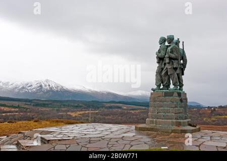 Commando Memorial, Spean Bridge, Highlands, Schottland Stockfoto