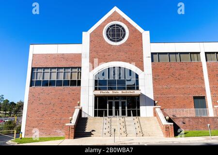 Tallahassee, FL/USA - 15. Februar 2020: Donald L. Tucker Civic Center, Heimstadion des Florida State University Basketball Stockfoto