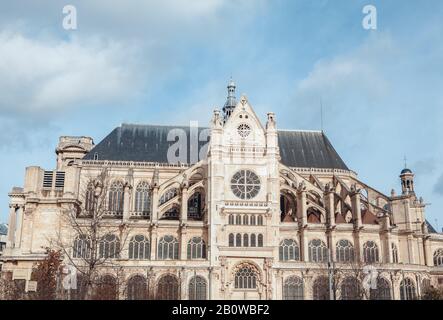 Eglise Saint Eustache katholische Kirche in Paris Stockfoto