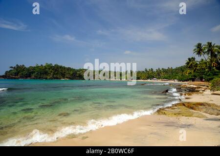 Sri Lanka, Strand von Hiriketiya Stockfoto