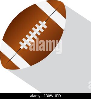 Isolierten amerikanischen Fußball-ball Stock Vektor