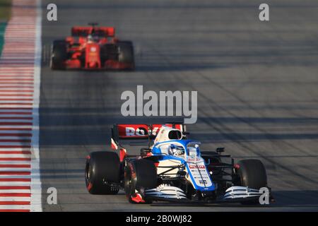 Februar 2020; Circuit De Barcelona Catalunya, Barcelona, Katalonien, Spanien; Formel-1-Vorsaisontest; Rokit Williams Racing, Nicholas Latifi Stockfoto