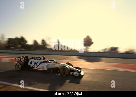 Februar 2020; Circuit De Barcelona Catalunya, Barcelona, Katalonien, Spanien; Formel-1-Vorsaisontest; Scuderia AlphaTauri Honda, Daniil Kvyat Stockfoto