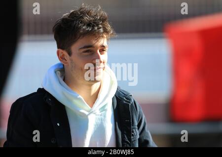Februar 2020; Circuit De Barcelona Catalunya, Barcelona, Katalonien, Spanien; Formel-1-Vorsaisontest; Scuderia Ferrari, Charles Leclerc Stockfoto